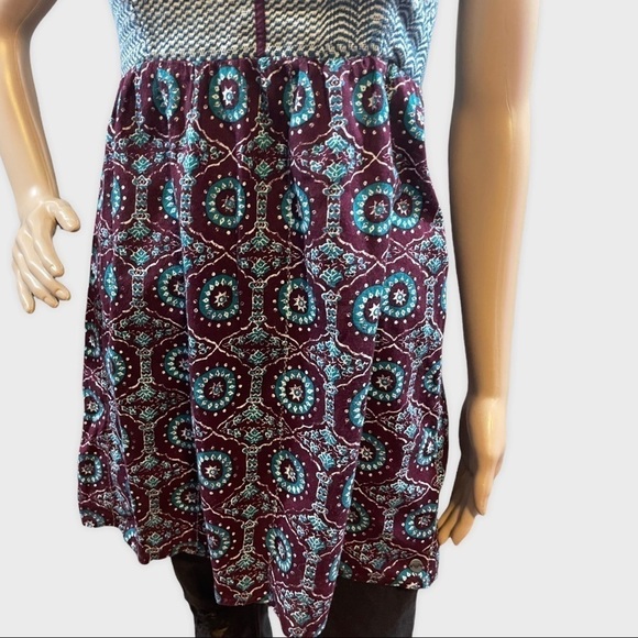ROXY multicolored sleeveless/strapless BoHo top/dress - Picture 4 of 11
